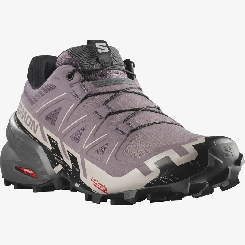 Salomon Speedcross 6 Women's Moonscape/Black - WIDE